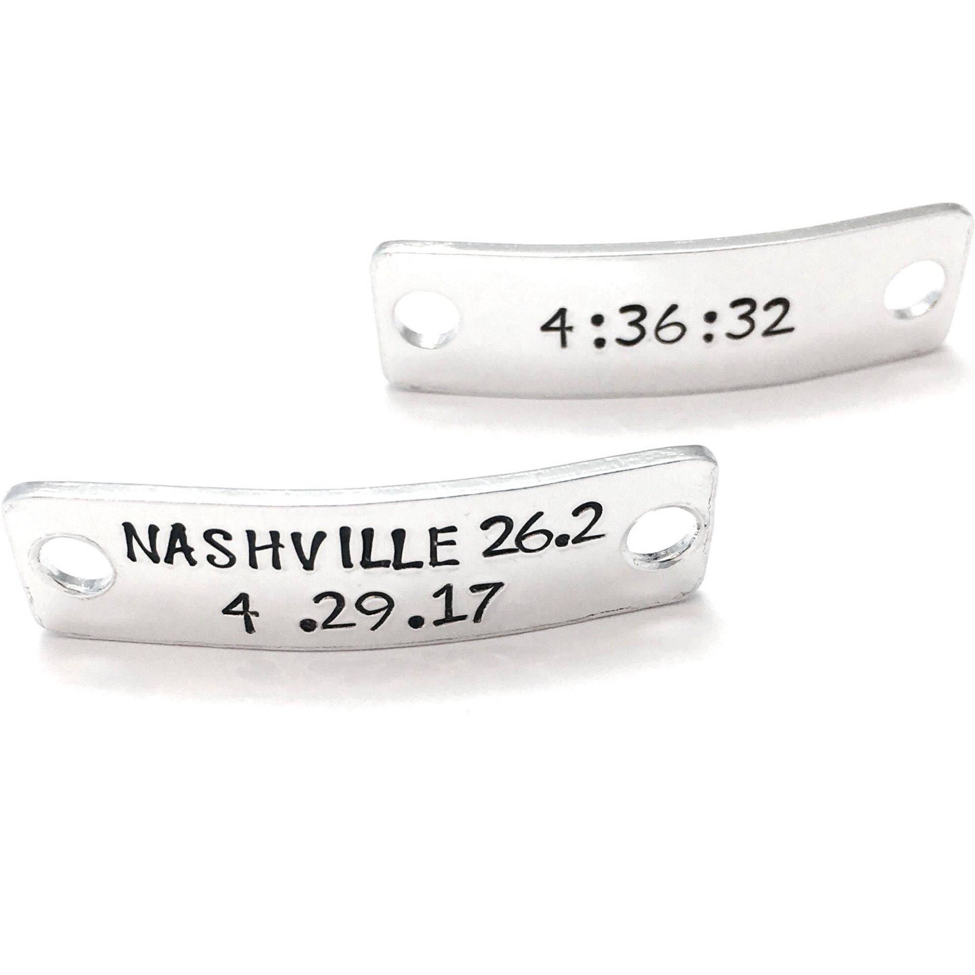 Personalisierte Trainer Tags Mit Motivationszitat, Laufschuh-Spitzenplatten, Inspiration Für Das Marathontraining, Sportzubehör, Leichtathletik von MarthaAndBoo