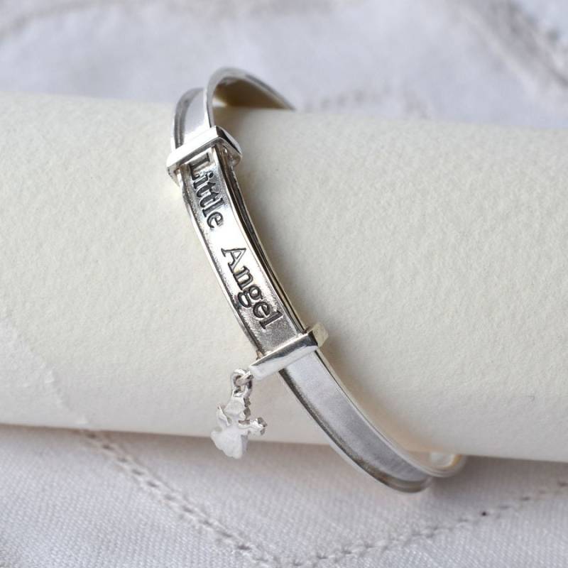 Kleiner Engel Armreif Aus 925Er Silber von MarthaJacksonSilver