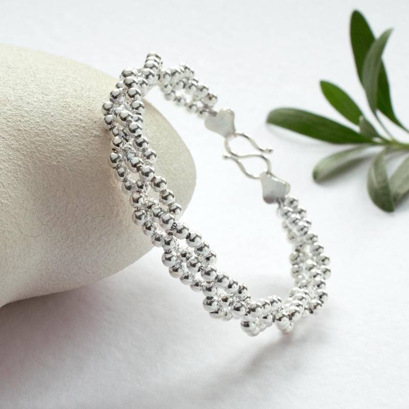 sterling Silber Bläschen Armband von MarthaJacksonSilver