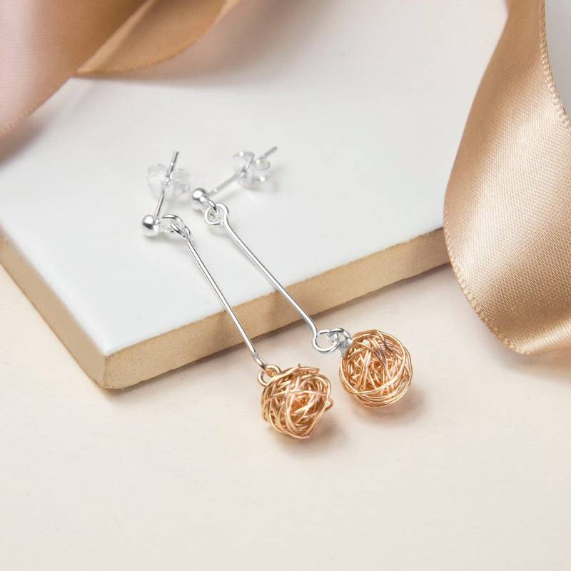 sterling Silber Rose Gold Kätzchen Ball Ohrstecker - Niedliche Katzen Zierliche Tier Ohrringe Schmuck Geschenk Für Sie sterling Silber Rose Gold Kätzchen Ball Ohrstecker - Niedliche Katzen Zierliche Tier Ohrringe Schmuck Geschenk Für Sie von MarthaJacksonSilver