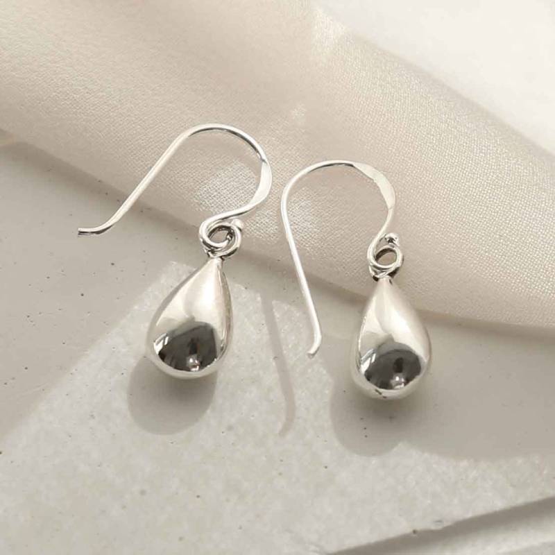 sterling Silber Teardrop Baumelnde Ohrringe sterling Silber Teardrop Baumelnde Ohrringe von MarthaJacksonSilver