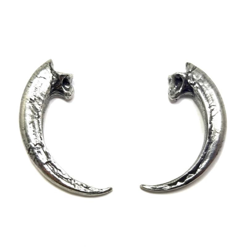 Goldene Adlerkralle Post Ohrringe. Adlerkrallen Klaue Earring.claw Abgefahren von MarthaRotten