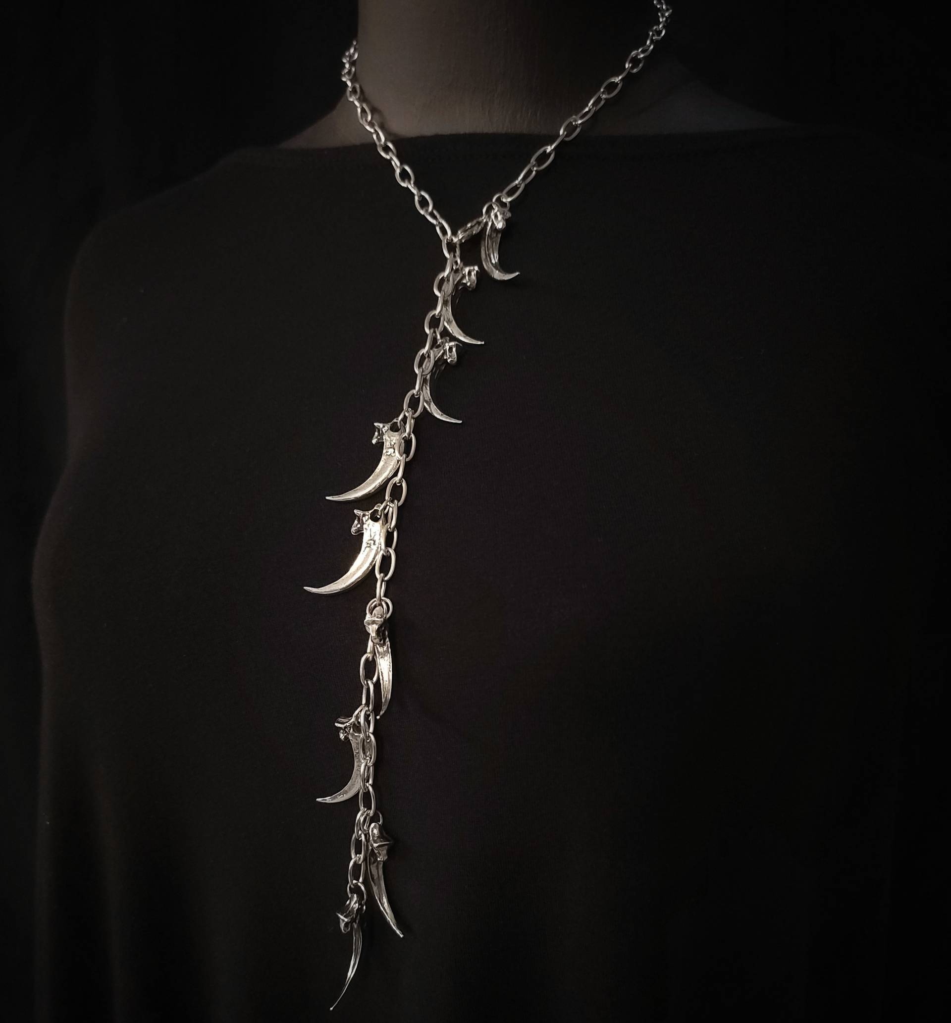 Rabenkralle Lariat. Rabe Halskette. Krallen Krallen. Dcn von MarthaRotten