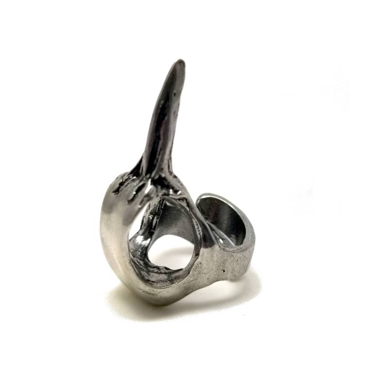 Vogel-Ring. Vogel-Totenkopf-Ring. Taube Ring. Taubenschädel von MarthaRotten