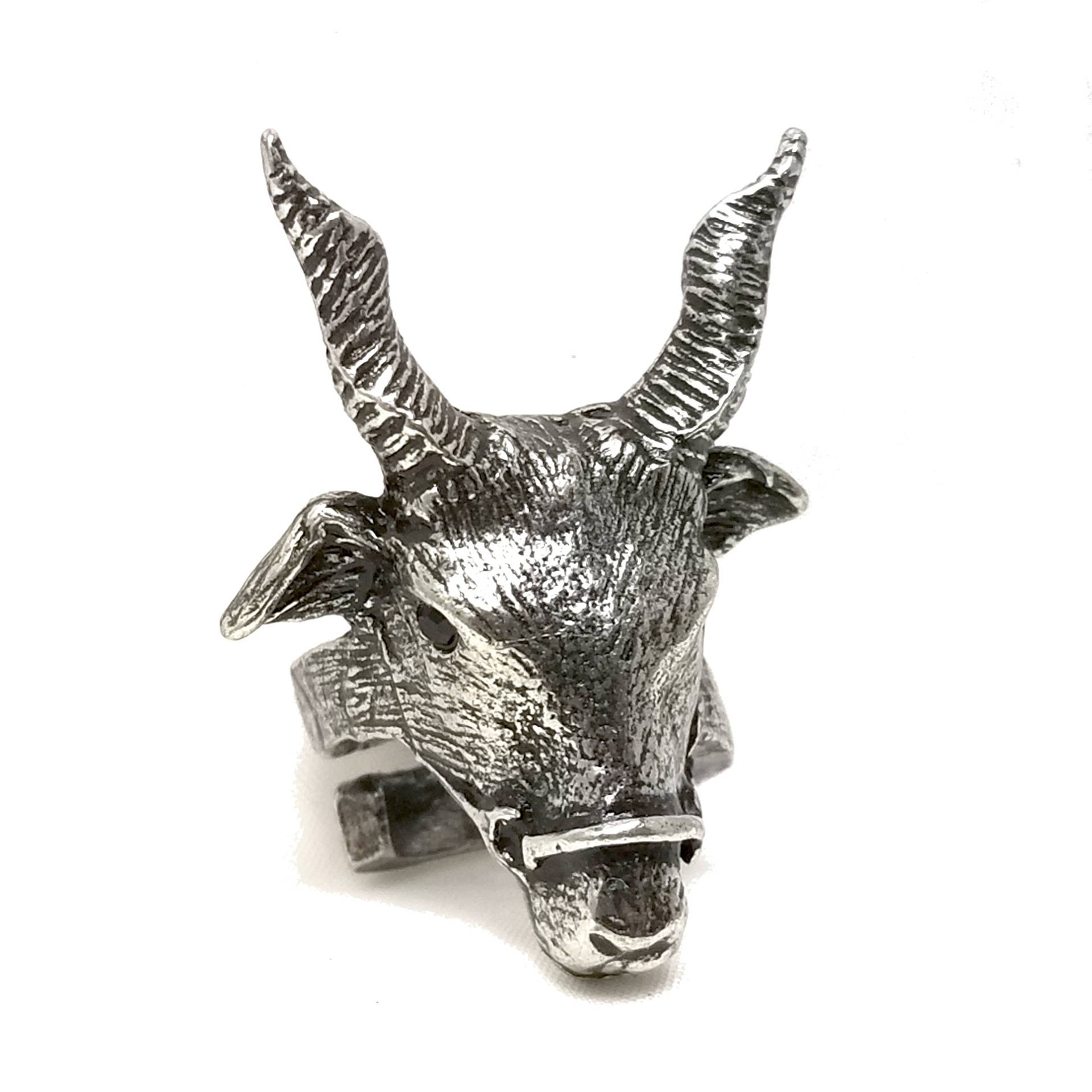 Ziegen Ring. Großer Ziegen-Ring. Ziege. Dunkler Lord. Wicca. Heidnisch. Zauberhaft. Gotik. Gothik von MarthaRotten