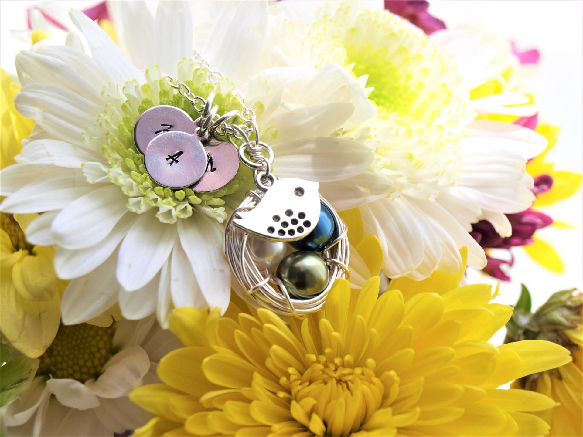 Personalisierte Geburtsstein Vogel Nest Kette | Vogelnest Schmuck Initial Schmuck Mutter Halskette Geschenk Für Mama Personalisierte Geburtsstein Vogel Nest Kette | Vogelnest Schmuck Initial Schmuck Mutter Halskette Geschenk Für Mama von MarthaStudioDesigns