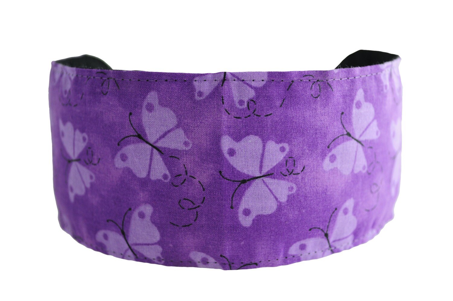 Schnäppchen Stirnbänder, Licht Lila Schmetterlinge Über Dunkleren Lila Hintergrund, Schön Stirnband Schnäppchen Stirnbänder, Licht Lila Schmetterlinge Über Dunkleren Lila Hintergrund, Schön Stirnband von MarthasFabricHouse