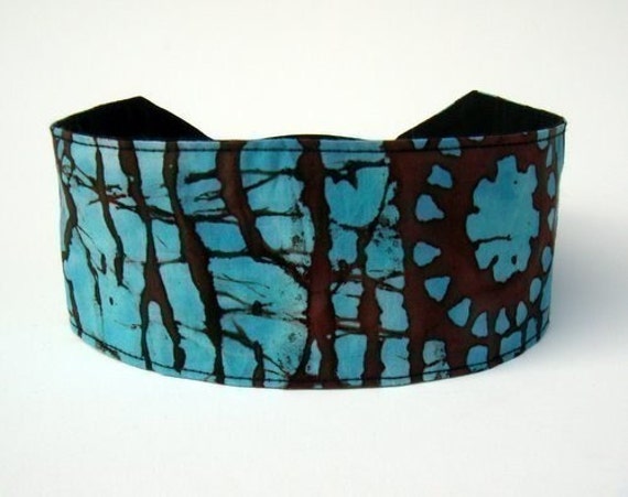 Schnäppchen-Stirnbänder, Türkis Und Schokolade Braun Batik, Atemberaubende Stirnband Schnäppchen-Stirnbänder, Türkis Und Schokolade Braun Batik, Atemberaubende Stirnband von MarthasFabricHouse