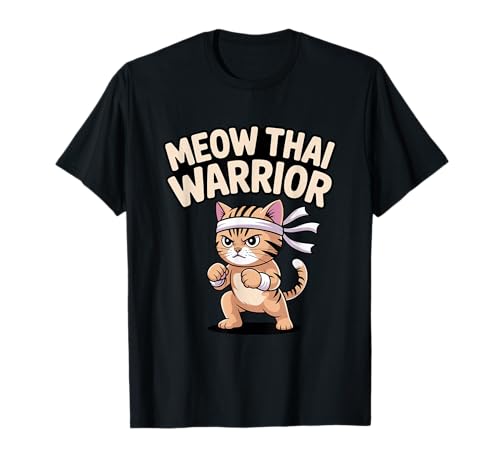 Meow Thai-Katze, lustig, Muay Thai Boxen Kinder T-Shirt Meow Thai-Katze, lustig, Muay Thai Boxen Kinder T-Shirt von Martial Arts Designs & Co
