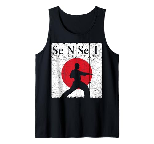 Herren Sensei Periodensystem Elemente Kampfsport Japanische Flagge Tank Top Herren Sensei Periodensystem Elemente Kampfsport Japanische Flagge Tank Top von Martial Arts Teacher Chemistry Elements Retro