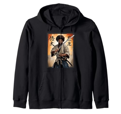 Samurai-Krieger Spruch Katana Stärke Ehre Männer Frauen Japan Kapuzenjacke Samurai-Krieger Spruch Katana Stärke Ehre Männer Frauen Japan Kapuzenjacke von Martial Ninja Fighter Japanese American African