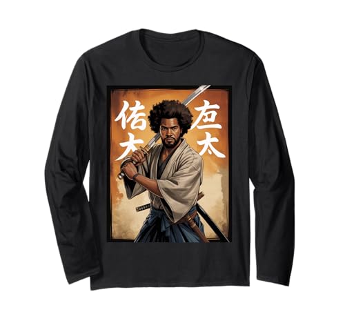 Samurai-Krieger Spruch Katana Stärke Ehre Männer Frauen Japan Langarmshirt Samurai-Krieger Spruch Katana Stärke Ehre Männer Frauen Japan Langarmshirt von Martial Ninja Fighter Japanese American African