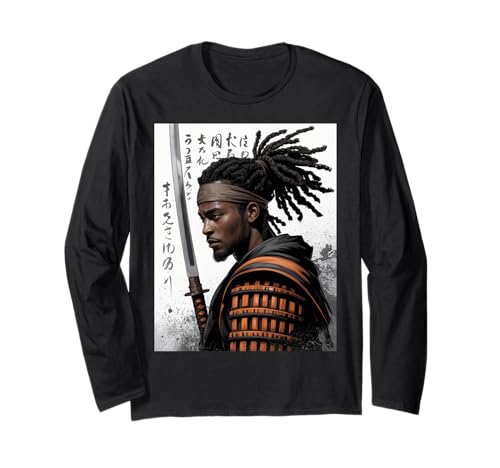 Samurai-Krieger Spruch Katana Stärke Ehre Männer Frauen Japan Langarmshirt Samurai-Krieger Spruch Katana Stärke Ehre Männer Frauen Japan Langarmshirt von Martial Ninja Fighter Japanese American African