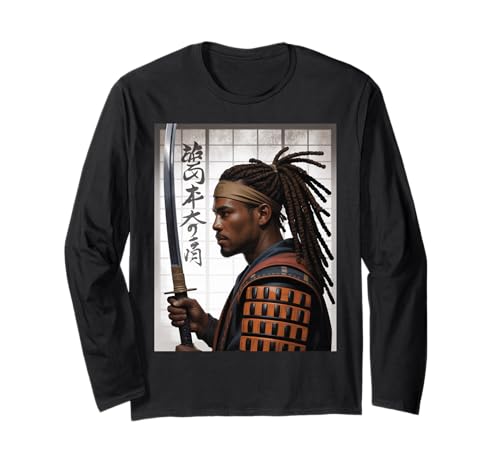 Samurai-Krieger Spruch Katana Stärke Ehre Männer Frauen Japan Langarmshirt Samurai-Krieger Spruch Katana Stärke Ehre Männer Frauen Japan Langarmshirt von Martial Ninja Fighter Japanese American African
