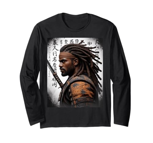 Samurai-Krieger Spruch Katana Stärke Ehre Männer Frauen Japan Langarmshirt Samurai-Krieger Spruch Katana Stärke Ehre Männer Frauen Japan Langarmshirt von Martial Ninja Fighter Japanese American African