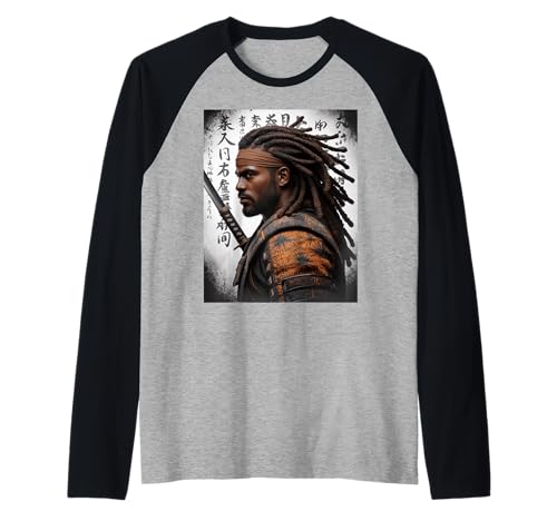 Samurai-Krieger Spruch Katana Stärke Ehre Männer Frauen Japan Raglan Samurai-Krieger Spruch Katana Stärke Ehre Männer Frauen Japan Raglan von Martial Ninja Fighter Japanese American African