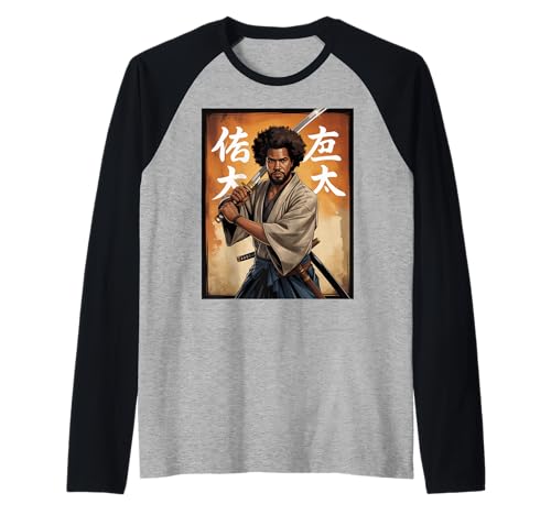 Samurai-Krieger Spruch Katana Stärke Ehre Männer Frauen Japan Raglan Samurai-Krieger Spruch Katana Stärke Ehre Männer Frauen Japan Raglan von Martial Ninja Fighter Japanese American African