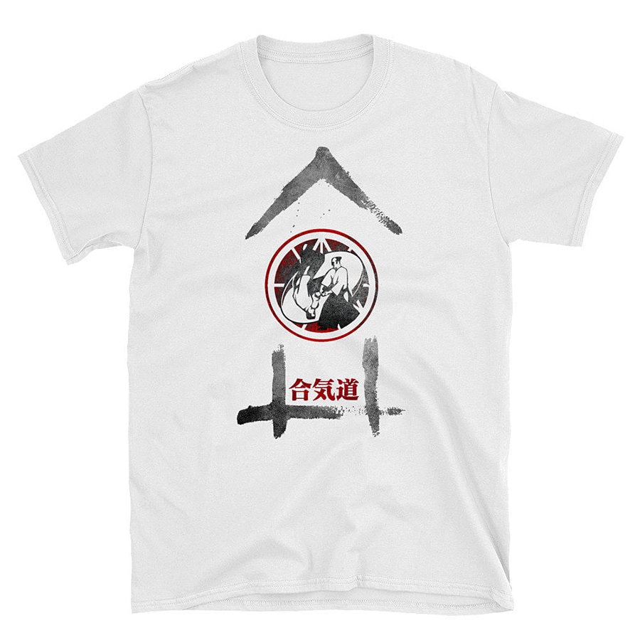Aikido Kanji Art-T Shirt, Kote Gaeshi, Aikido Calligraphy von MartialArtsShop