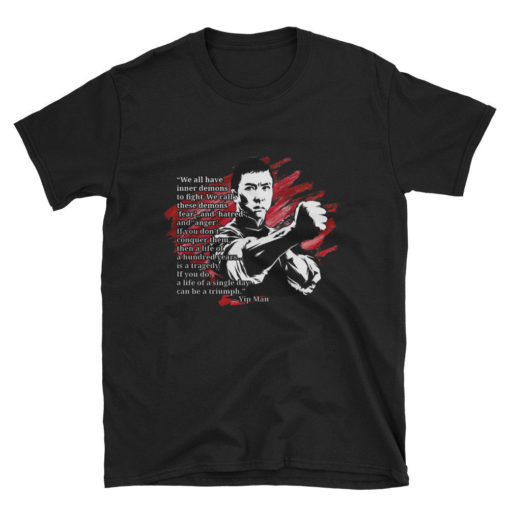 Wing Chun Ip Man Master Quote T-Shirt, Martial Arts, Yip von MartialArtsShop