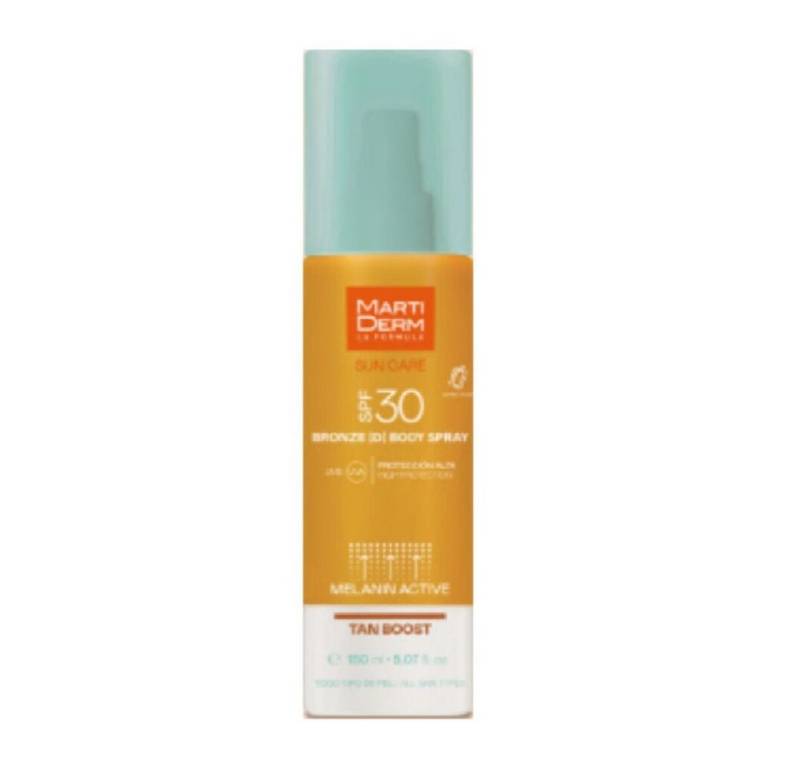 Martiderm Körperpflegemittel SUN CARE BRONZE [D] bräunungsverlängerndes Körperspray SPF30 50 ml von Martiderm