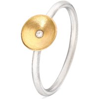 Ring "Flussgold Schälchen", silber von Martin Guthmann