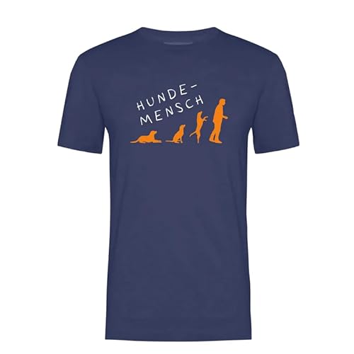 Martin Rütter – T-Shirt Unisex mit Spruch für Hundemenschen Dunkelblau – Tshirt aus Bio Baumwolle Hundeliebhaber – Einfarbiges Print-Kurzarmshirt mit Hundesprüchen – Gr. S-XXL Martin Rütter – T-Shirt Unisex mit Spruch für Hundemenschen Dunkelblau – Tshirt aus Bio Baumwolle Hundeliebhaber – Einfarbiges Print-Kurzarmshirt mit Hundesprüchen – Gr. S-XXL von Martin Rütter