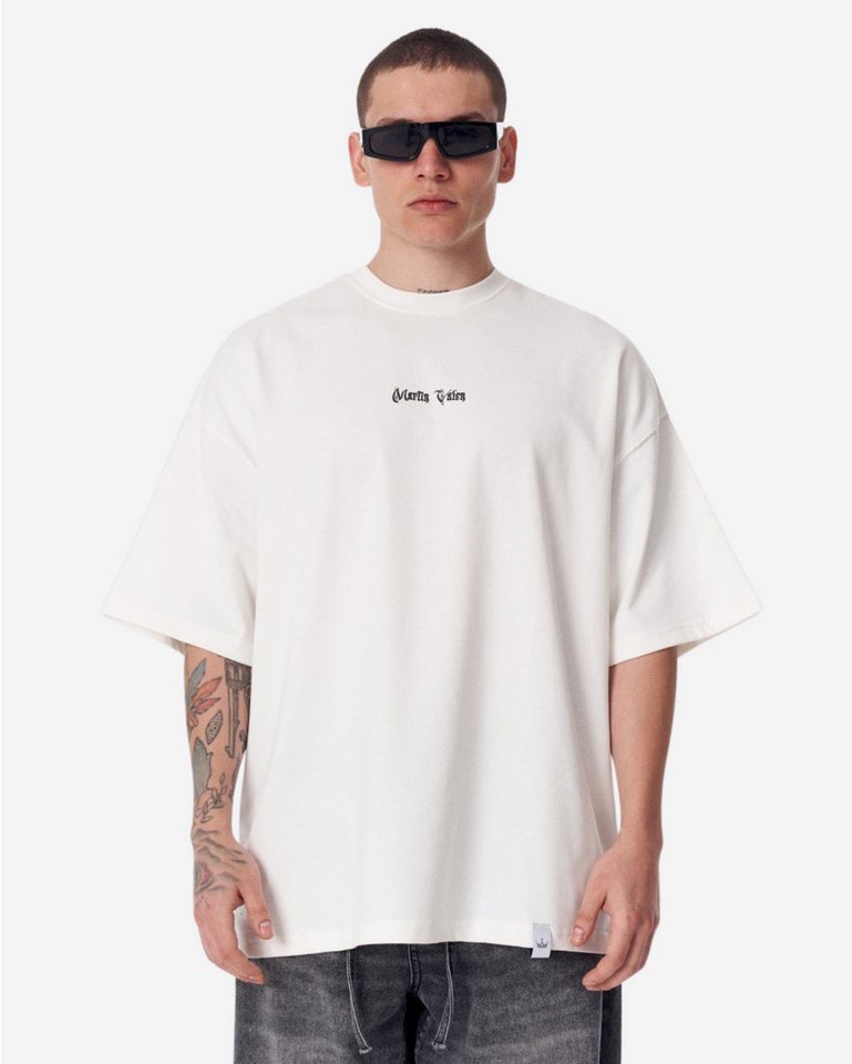 Martin Valen Kapuzenpullover Erbe Fusion Weißes T-Shirt - Groß von Martin Valen