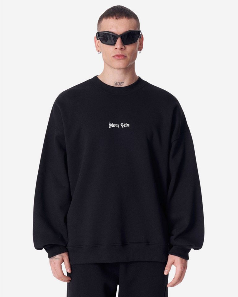 Martin Valen Kapuzenpullover Herren Heritage Fusion Schwarzer Sweatshirt von Martin Valen