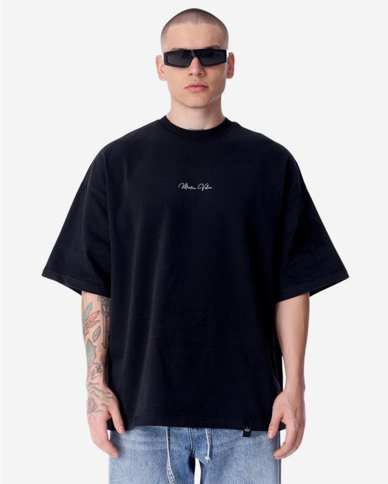 Martin Valen Kapuzenpullover Monarch Schleife Schwarzes T-Shirt - Groß von Martin Valen