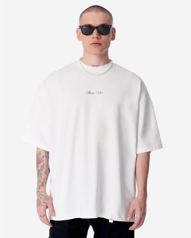 Martin Valen Kapuzenpullover Monarch Schleife Schwarzes T-Shirt - Groß von Martin Valen