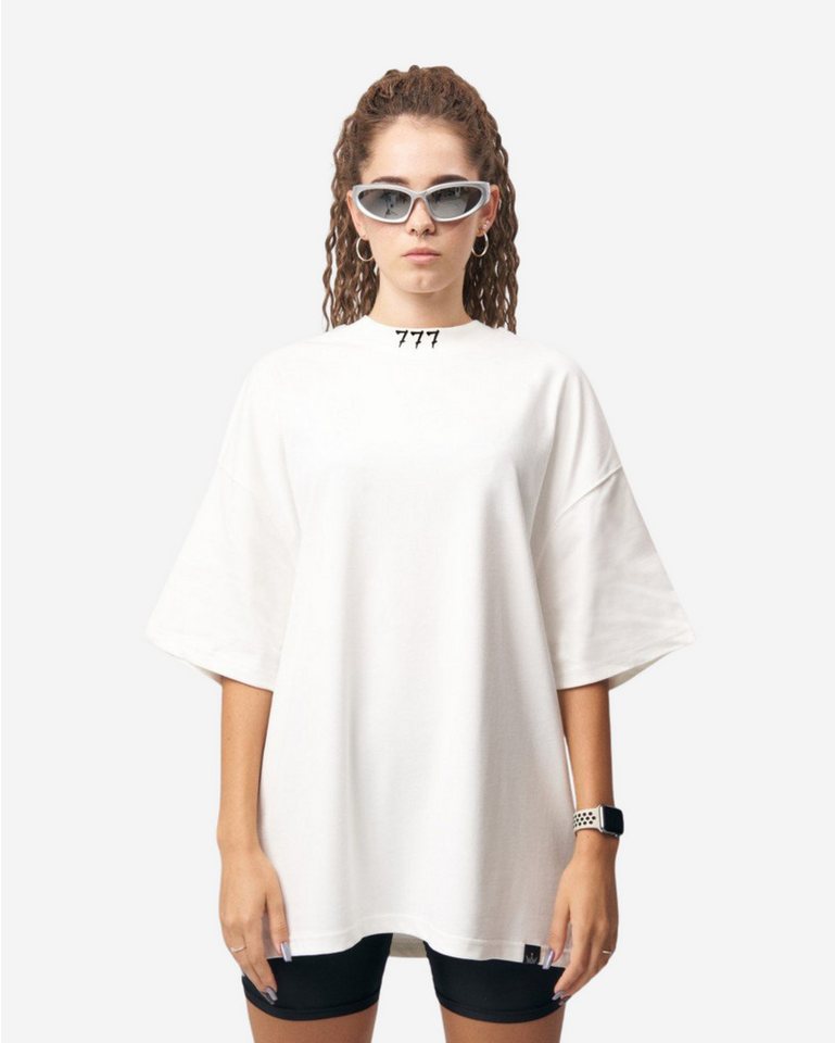 Martin Valen T-Shirt Designer Schwarzes 3D-Druck '777' T-Shirt - Groß von Martin Valen