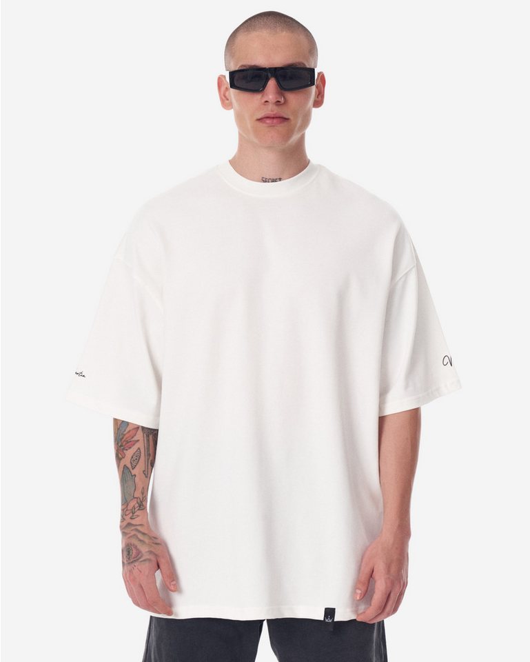 Martin Valen T-Shirt Großes 3D-gedrucktes weißes Heavy T-Shirt von Martin Valen