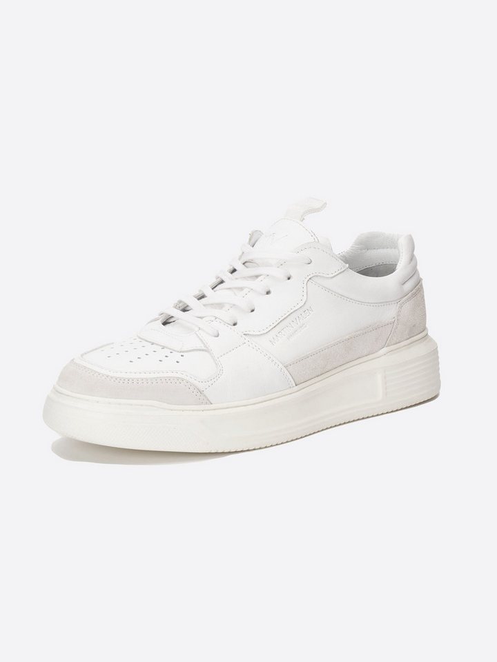 Martin Valen Wildleder Detail Dicke Sohle Leder Sneaker Schnürschuh von Martin Valen