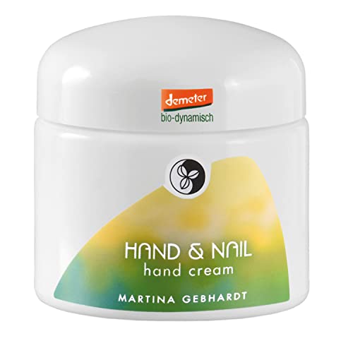 Martina Gebhardt HAND & NAIL Hand Cream (100ml) • Handcreme für sehr trockene Hände • Natürliche Handpflege mit Kamille • Bio-Naturkosmetik für rissige Hände & Nägel von Martina Gebhardt