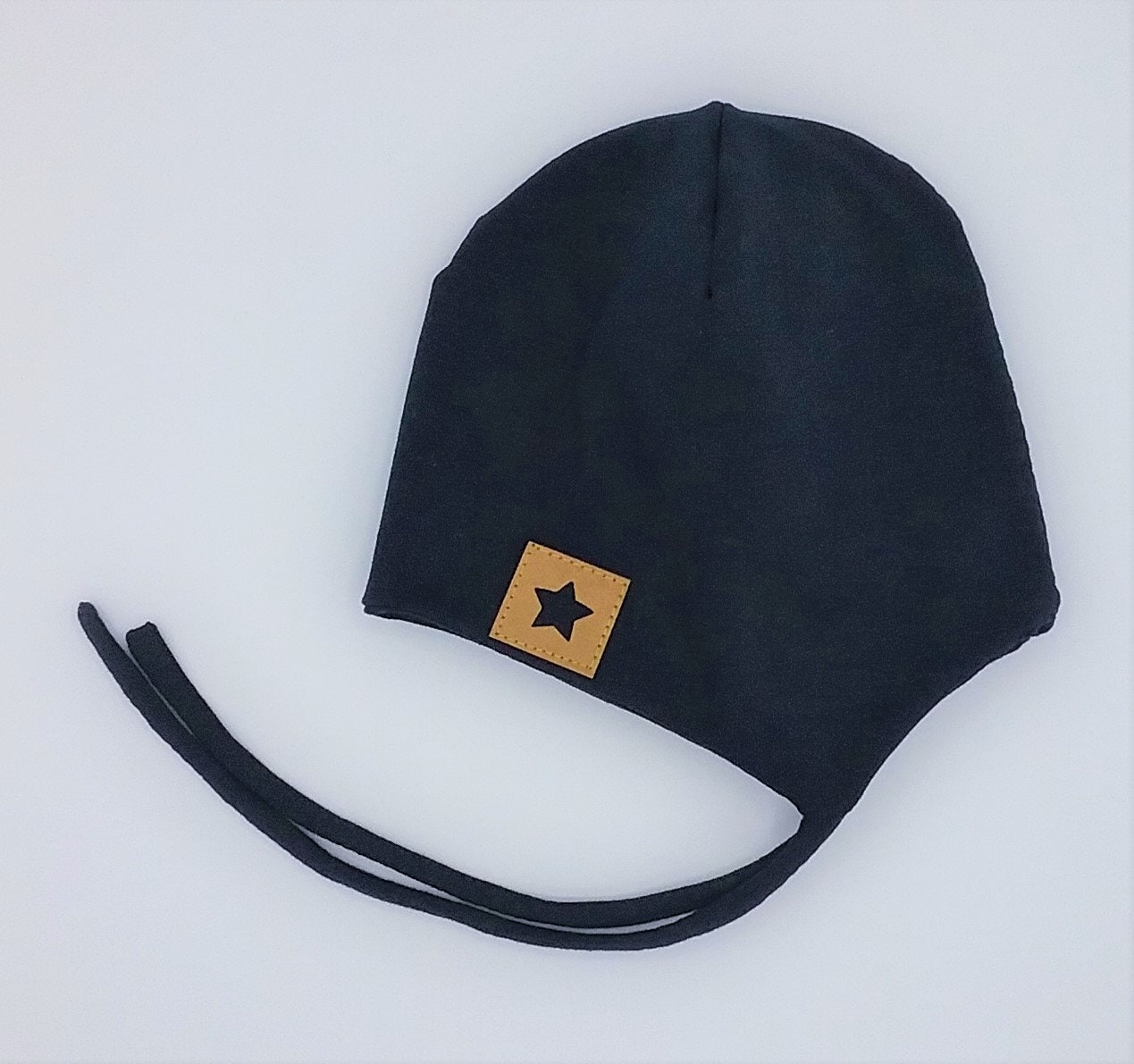Babymütze Dunkelblau, Label Stern, Mütze Für Jungen Babymütze Dunkelblau, Label Stern, Mütze Für Jungen von MartinaBormann