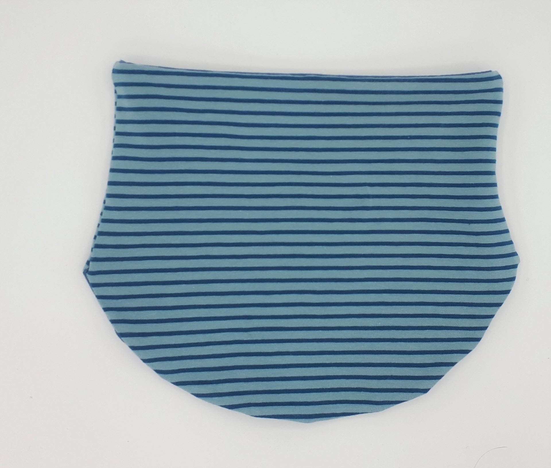 Schal Jeansblau Gestreift Für Kinder, Loop, Schlauchschal, Halssocke, Babyschal von MartinaBormann