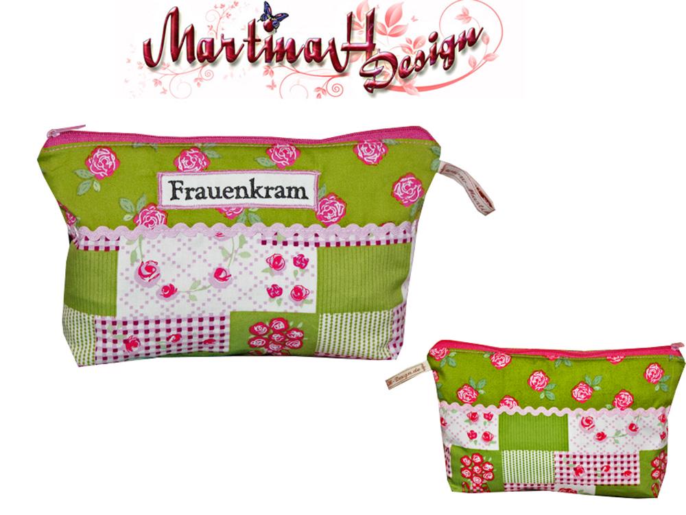 Kulturbeutel Frauenkram Tasche Blumen Medikamententasche Beautycase Kulturbeutel Frauenkram Tasche Blumen Medikamententasche Beautycase von MartinaHDesign