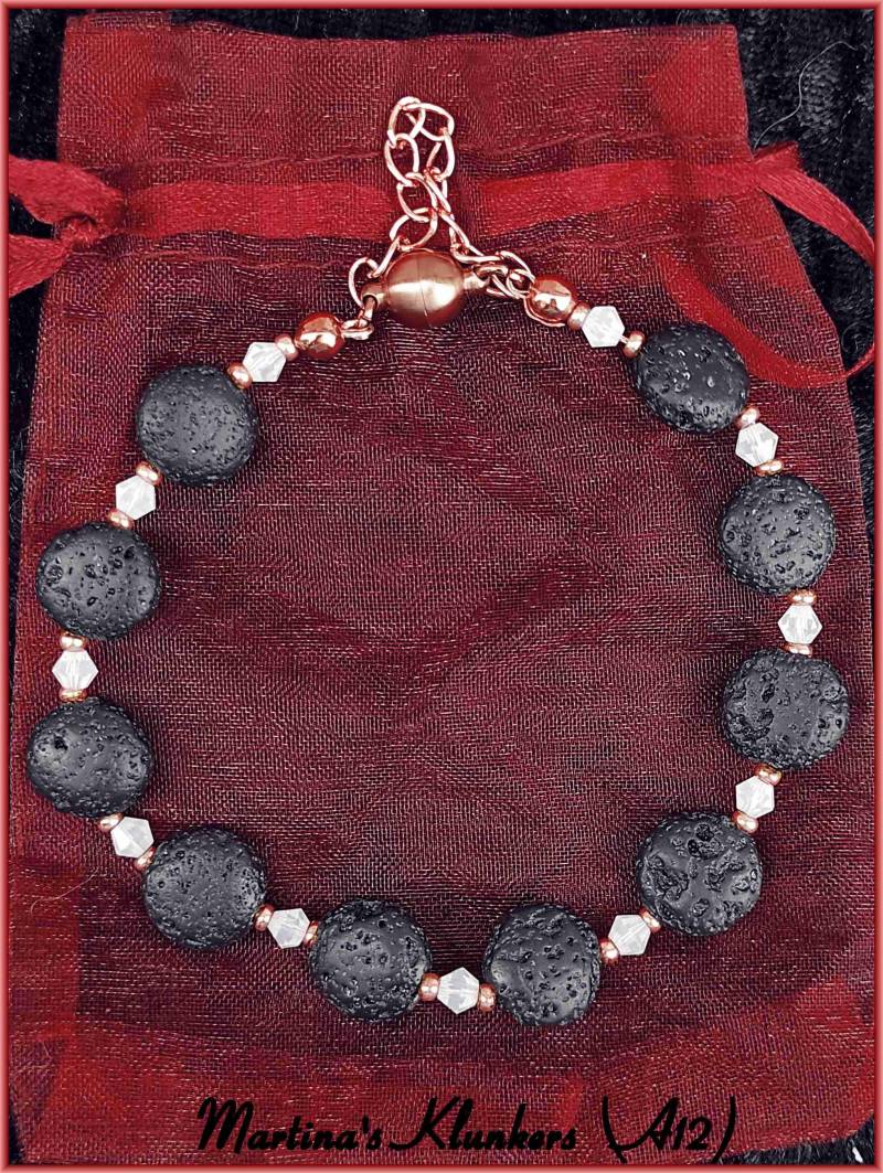 Lava-Opalit-Armband Rosegold | A 12 von MartinasKlunkers