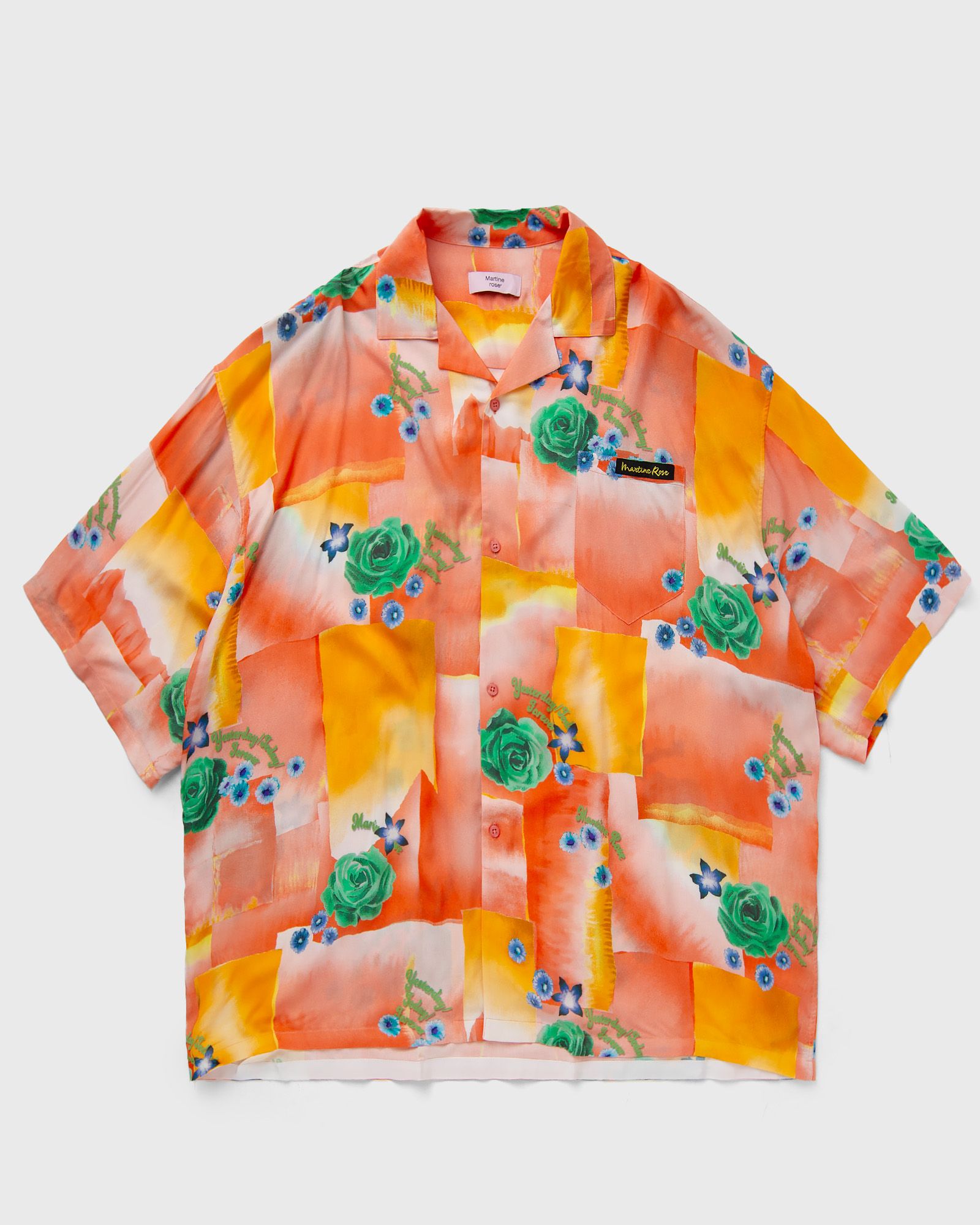 Martine Rose BOXY HAWAIIAN SHIRT men Shortsleeves multi in Größe:L von Martine Rose