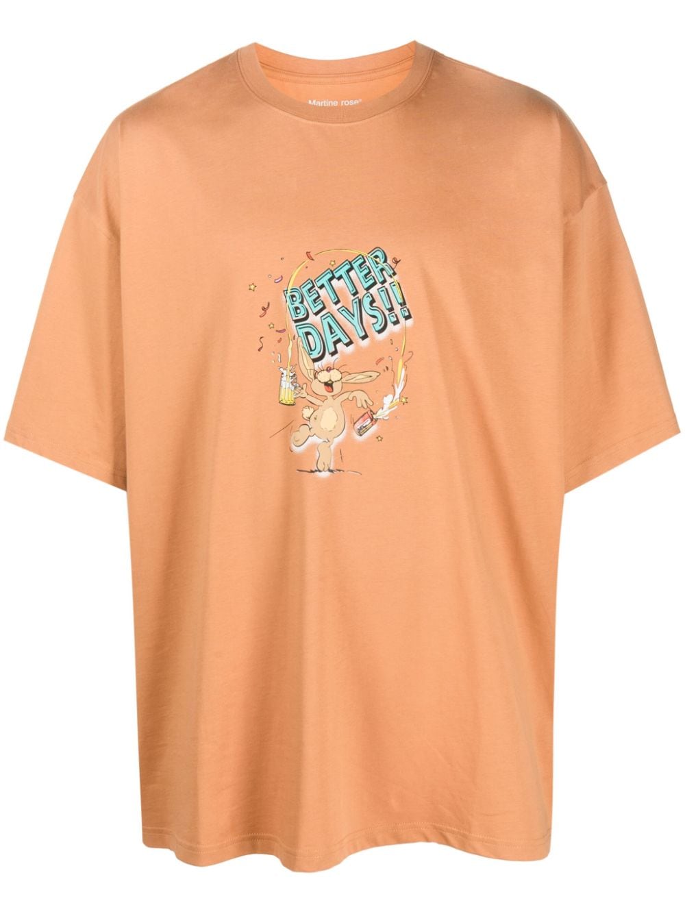 Martine Rose T-Shirt mit "Better Days"-Print - Braun von Martine Rose