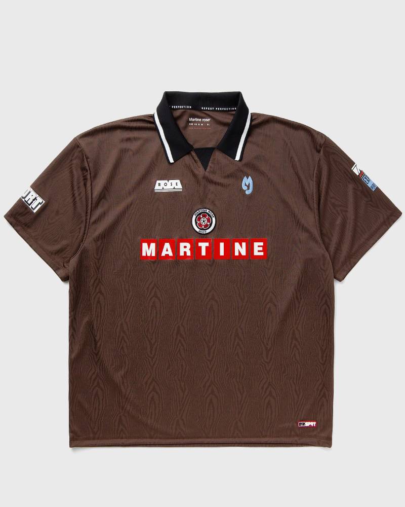 Martine Rose FOOTBALL TOP men Jerseys brown in Größe:M von Martine Rose