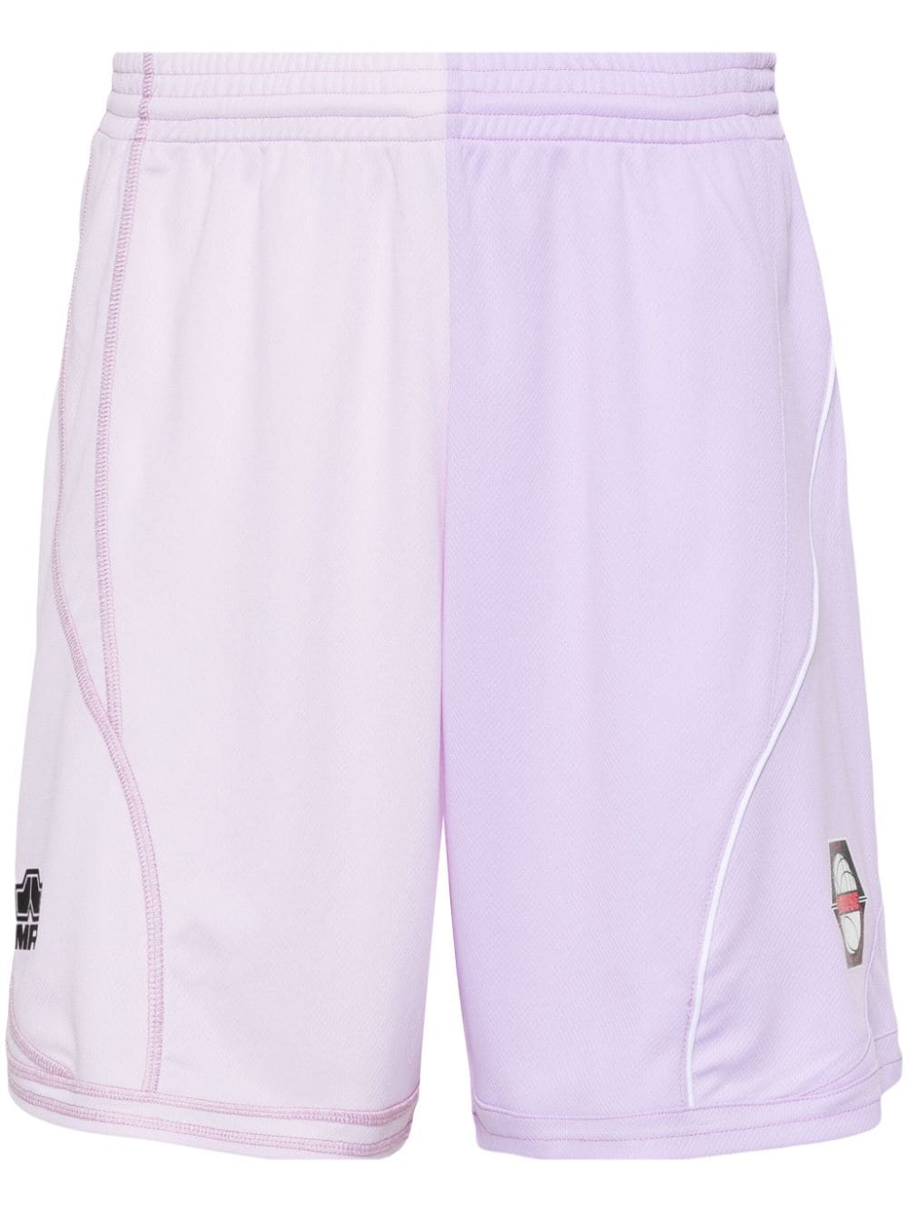 Martine Rose Half and Half Fußballshorts - Violett von Martine Rose