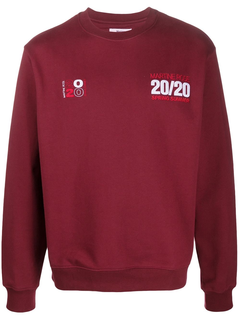 Martine Rose Pullover mit Logo-Stickerei - Rot von Martine Rose