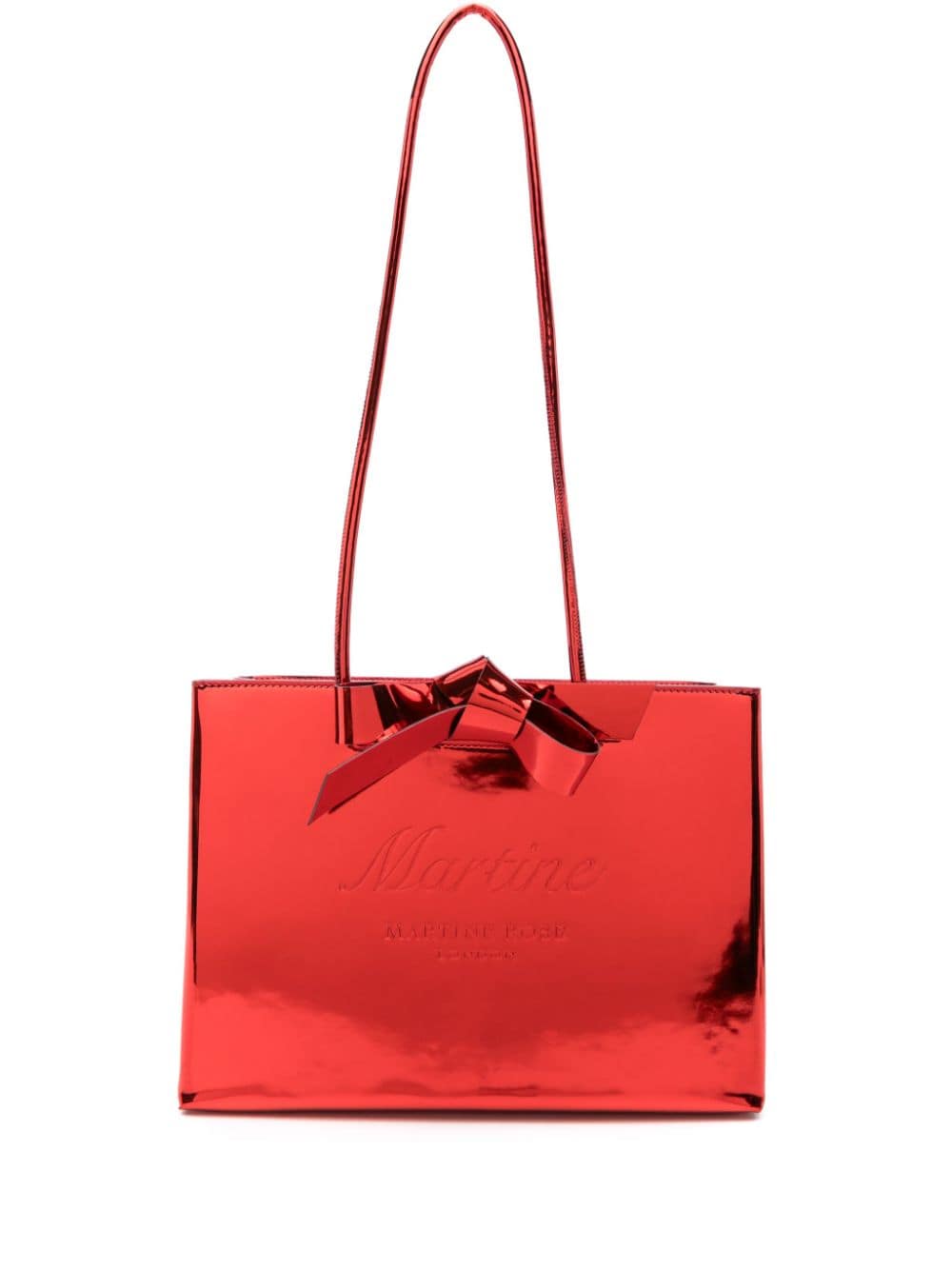 Martine Rose Shopper mit Logo-Prägung - Rot von Martine Rose