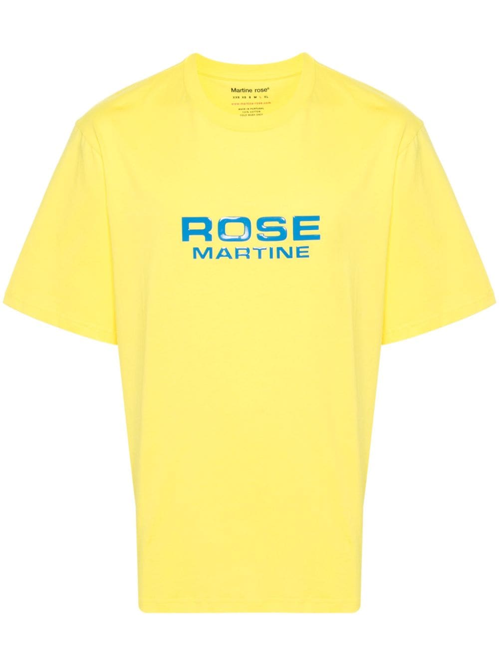 Martine Rose T-Shirt mit Logo-Print - Gelb von Martine Rose