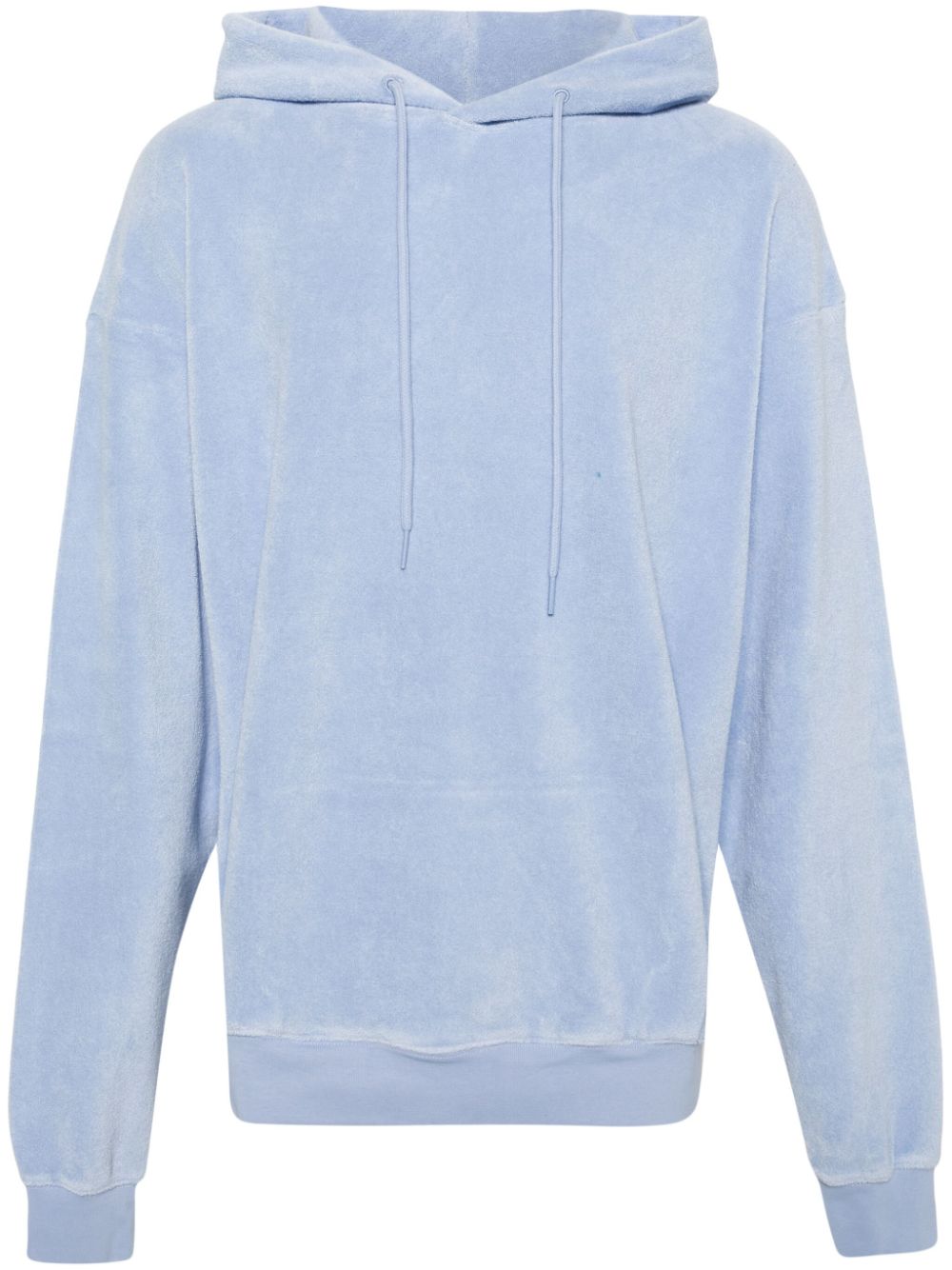 Martine Rose Frottee-Hoodie mit tiefen Schultern - Blau von Martine Rose