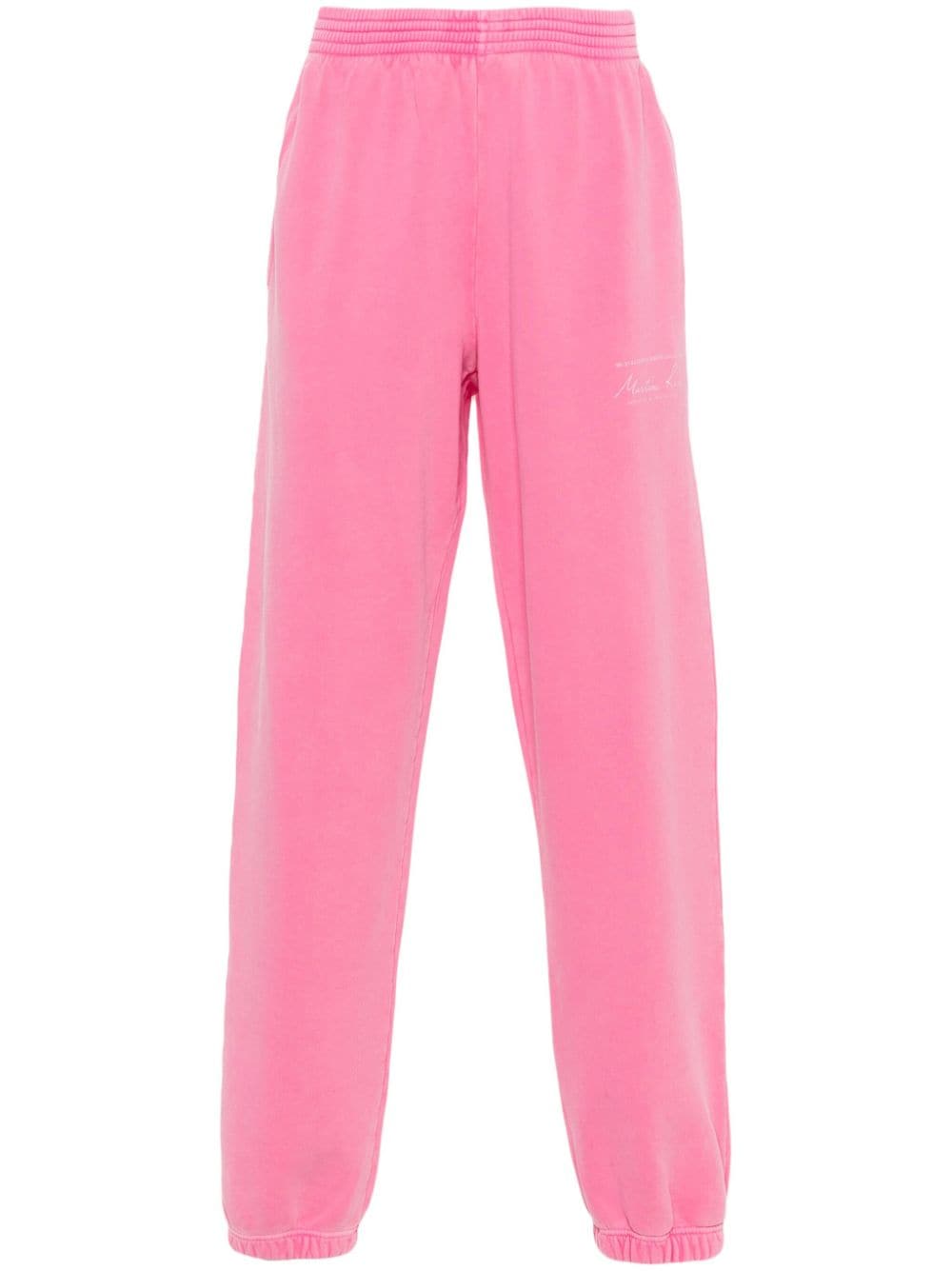 Martine Rose Jogginghose mit Logo-Print - Rosa von Martine Rose