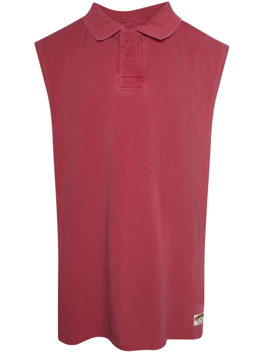 Martine Rose Ärmelloses Poloshirt - Rot von Martine Rose