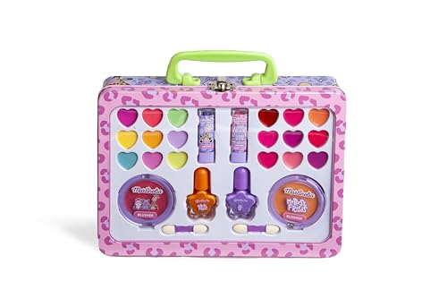 AQUARIUS MARTINELIA MY BEST FRIENDS COMPLETE BEAUTY CASE - Kinder Schminkset mit Nagellack, Lippenstift, Puder und Blush - Mädchen Beauty Geschenkset von Martinelia