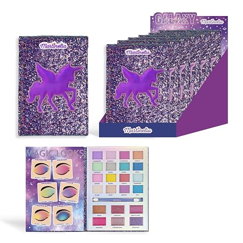 MARTINELIA Make-up-Palette für Kinder – Sortiment mit 16 Lidschatten & 6 Lipglosses für Kinder – Make-up für Kinder – Make-up für Kinder – ohne Schadstoffe – ab 3 Jahren MARTINELIA Make-up-Palette für Kinder – Sortiment mit 16 Lidschatten & 6 Lipglosses für Kinder – Make-up für Kinder – Make-up für Kinder – ohne Schadstoffe – ab 3 Jahren von Martinelia